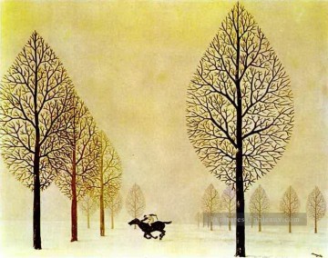 El jockey perdido 1948 René Magritte Pinturas al óleo